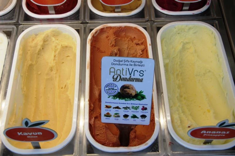 10 bitkiden üretilen ’Anti-Vrs’ dondurma Bodrum’da ilgi odağı oldu
