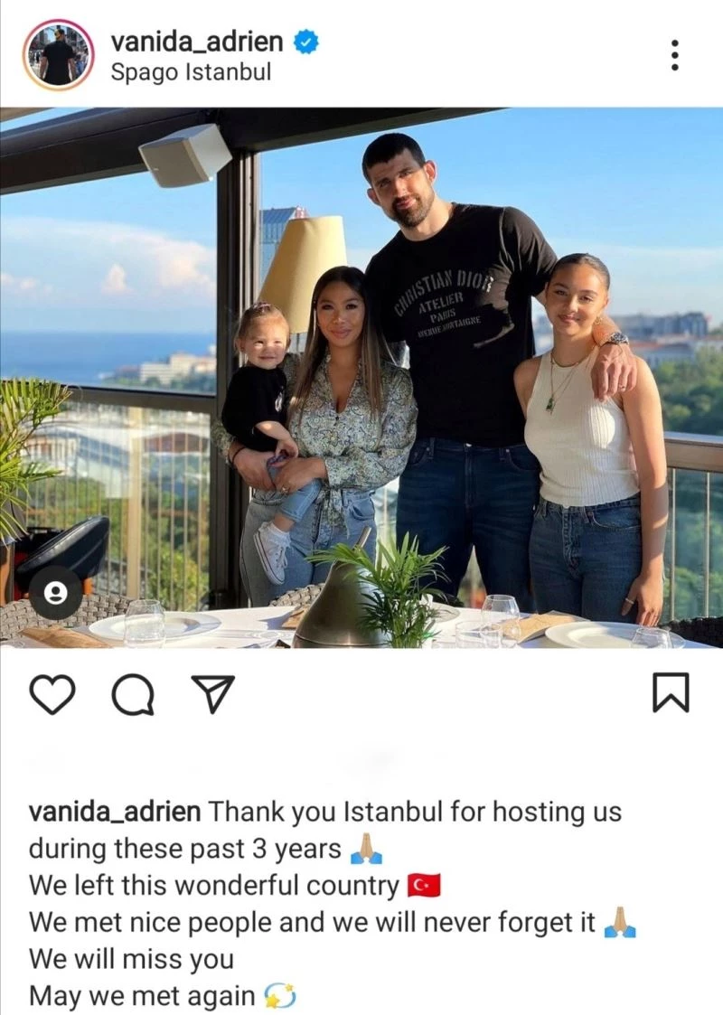 Adrien Moerman, Anadolu Efes’e veda etti
