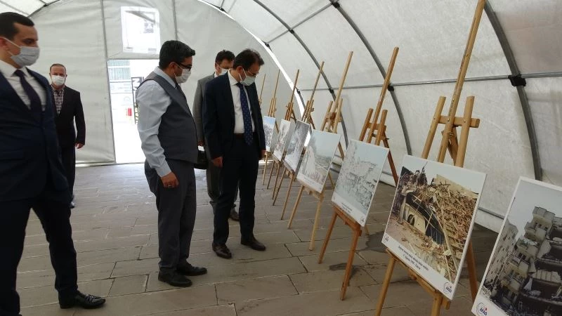 Vali Ayaz afet eğitim çadırını ziyaret etti
