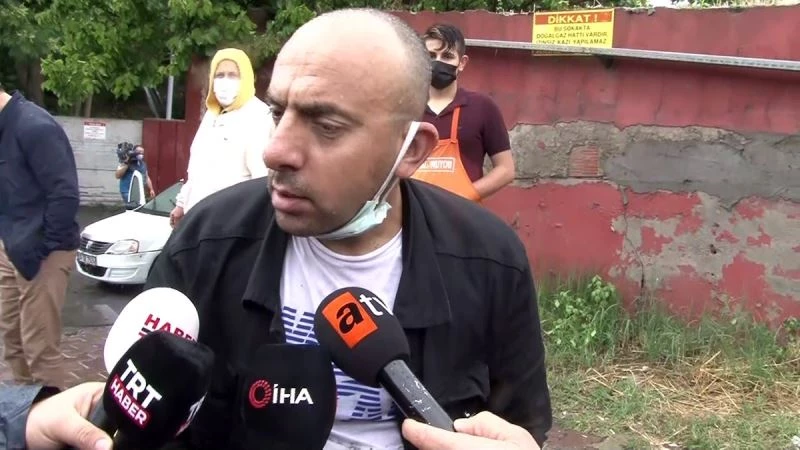 Bayrampaşa’da su basan alt geçitten yüzerek çıkan sürücü o anları anlattı
