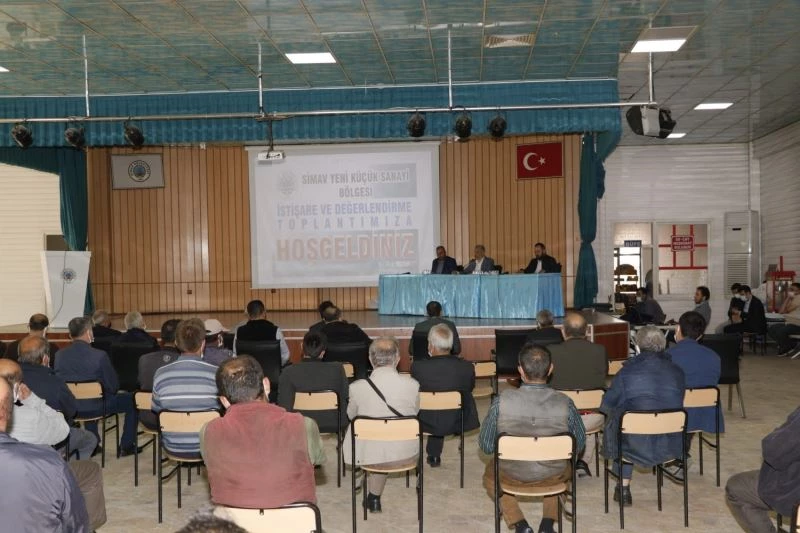 Simav Küçük Sanayi Sitesi’nde kooperatifleşmeye ilk adım
