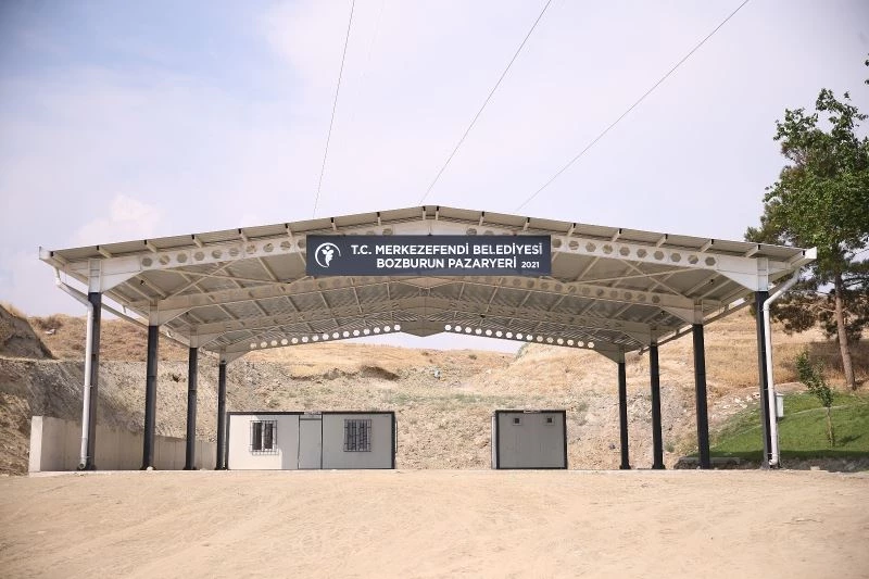 Bozburun Pazar Yerinin yapımı tamamlandı
