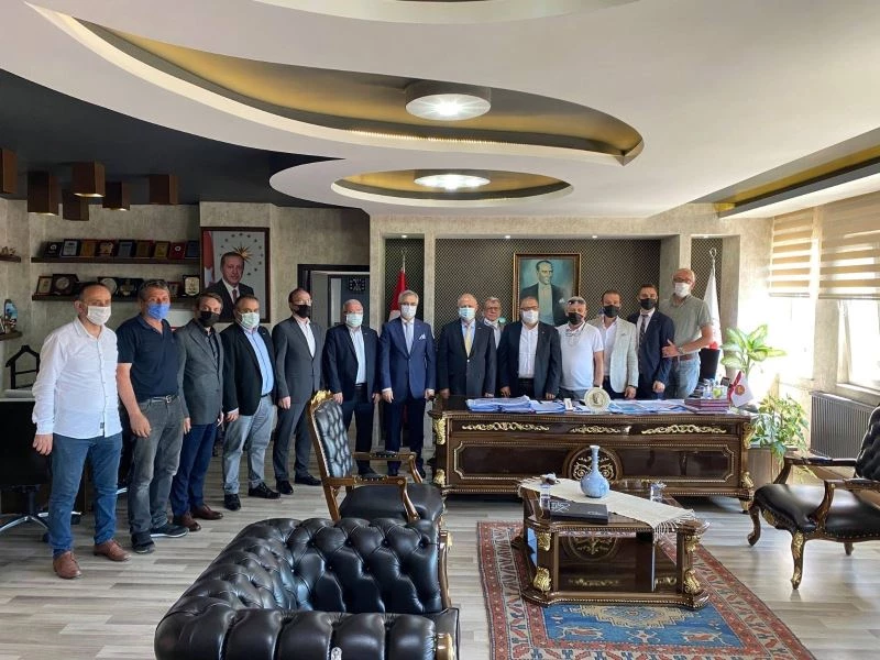 MÜSİAD, Kaymakam Çorumluoğlu ve üyelerle görüştü
