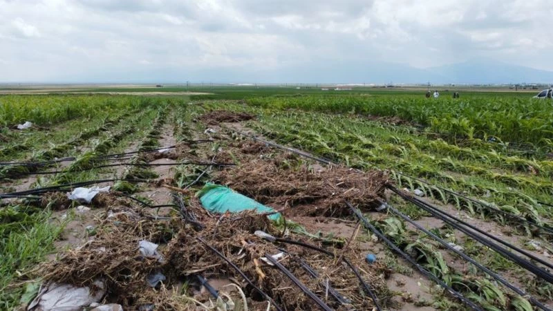 (ÖZEL) Sel baskınındaki azgın sular böyle görüntülendi
