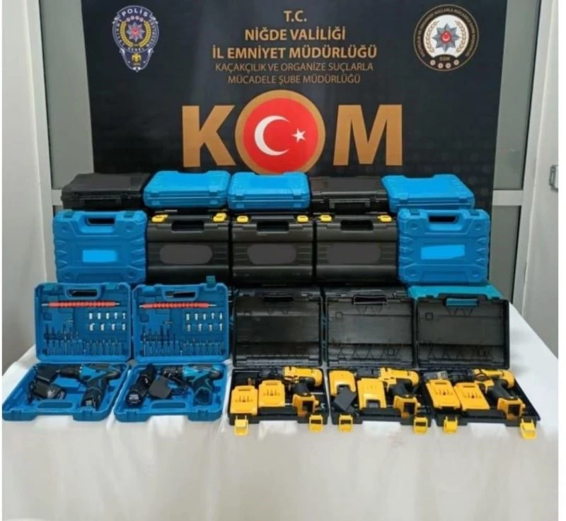 Niğde Polisinden ’matkap’ operasyonu
