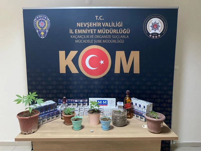 Nevşehir polisi kaçakçılıkla aralıksız mücadele ediyor
