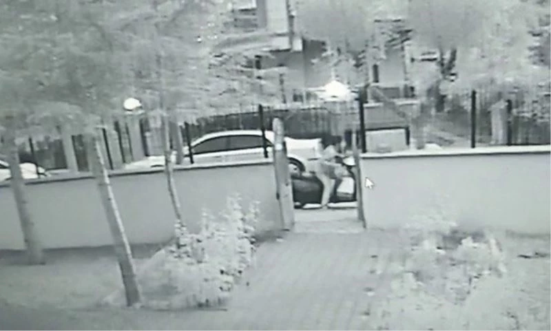 Karaman’da motosikletin çalınma anı güvenlik kamerasında
