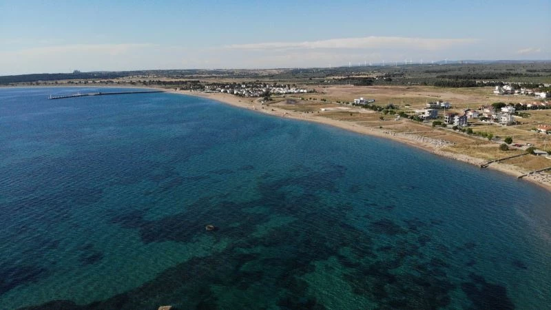 Mavi bayraklı Geyikli sahillerinde müsilaj yok, huzur var
