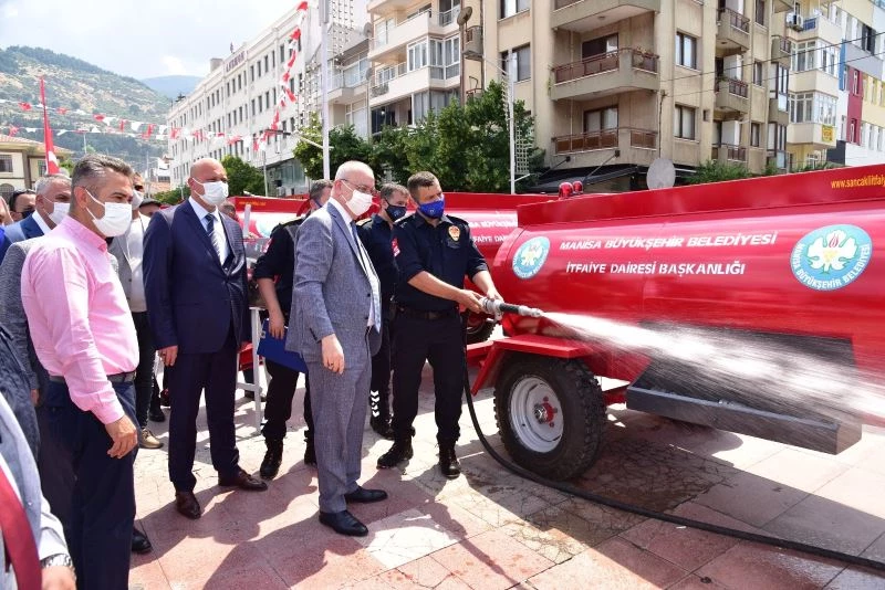 Manisa İtfaiyesine modern ekipman
