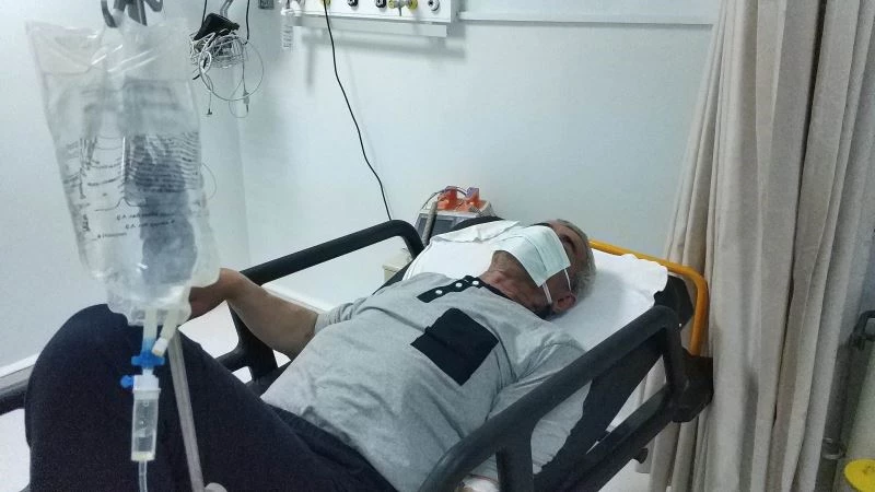 Samsun’da kenenin ısırdığı çiftçi hastanelik oldu
