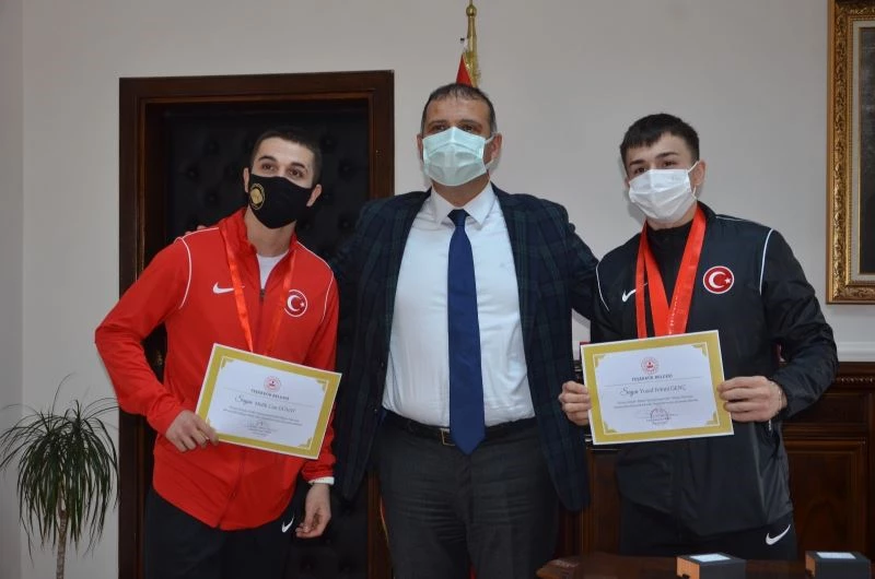 Ordu’nun gururlarını Kaymakam Güney ödüllendirdi
