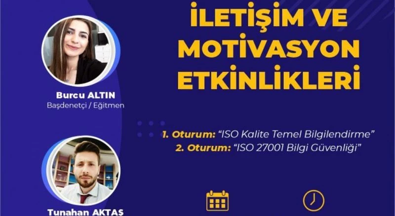 Tavşanlı MYO’da ISO Kalite ve Bilgi Güvenliği eğitimi
