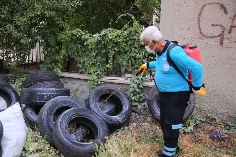 Yaz aylarının gelmesiyle ilaçlama seferberliği başlatıldı
