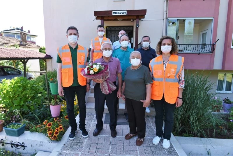 ‘Babalar Günü’nde şehit babaları unutulmadı
