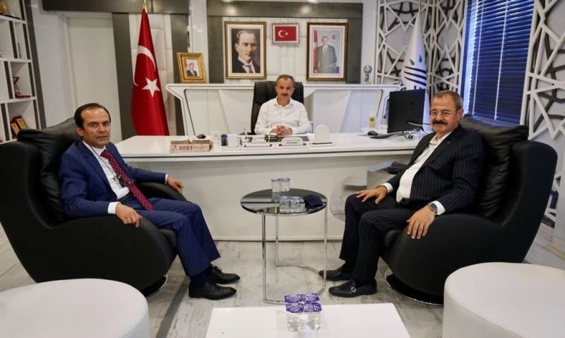 İşadamı Konukoğlu, Başkan Kılınç ile bir araya geldi
