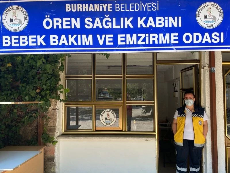 Burhaniye’de sağlık kabinleri açıldı
