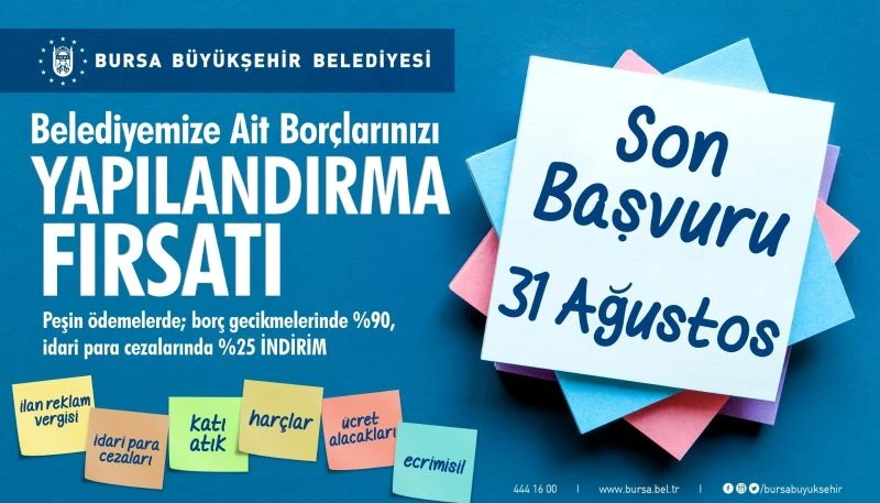 Borçlarınızı yapılandırma fırsatını kaçırmayın
