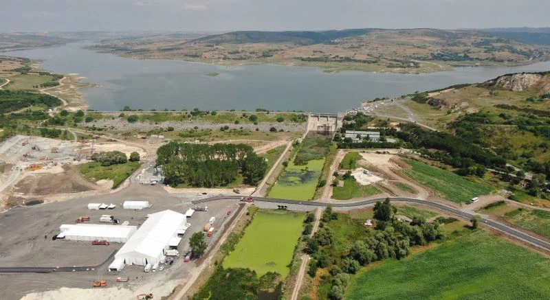 Kanal İstanbul’un temelinin atılacağı alan havadan görüntülendi
