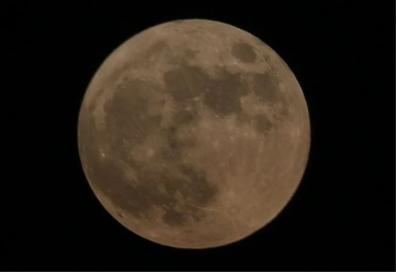 Elazığ semalarında dolunayın görsel şöleni
