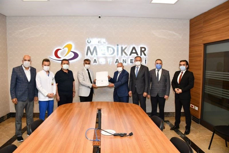 İstihdama destek veren MEDİKAR Hastanesine teşekkür ziyareti
