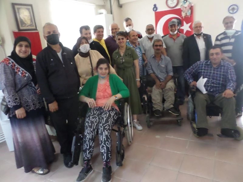Mudanya Engelliler Derneğinde Fevzi Ercan güven tazeledi
