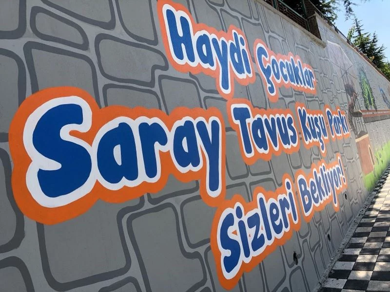 Pursaklar’da duvarlar renklendi
