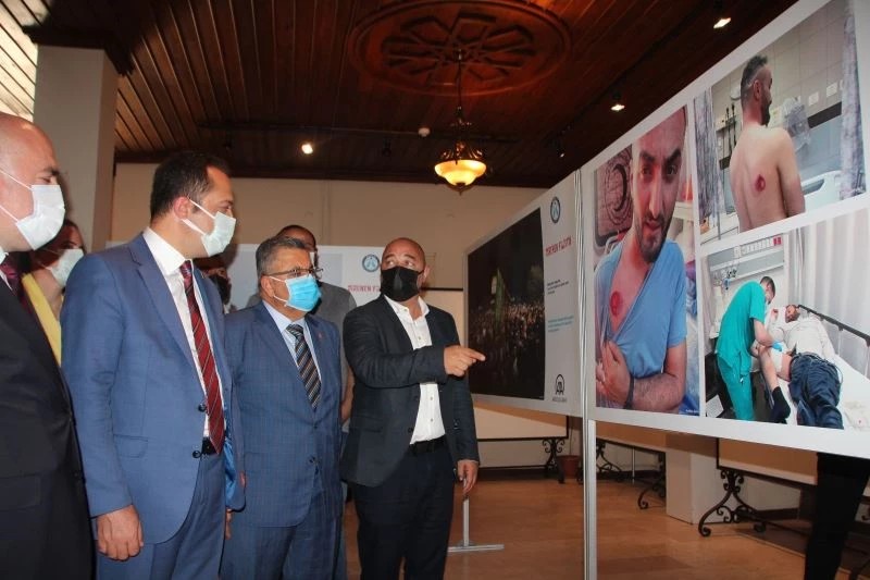 Bilecik’te  Direnen Filistin adlı resim sergisi açıldı
