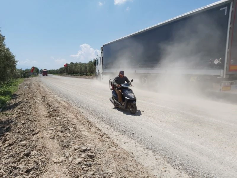 Toz zeytinleri mahvediyor
