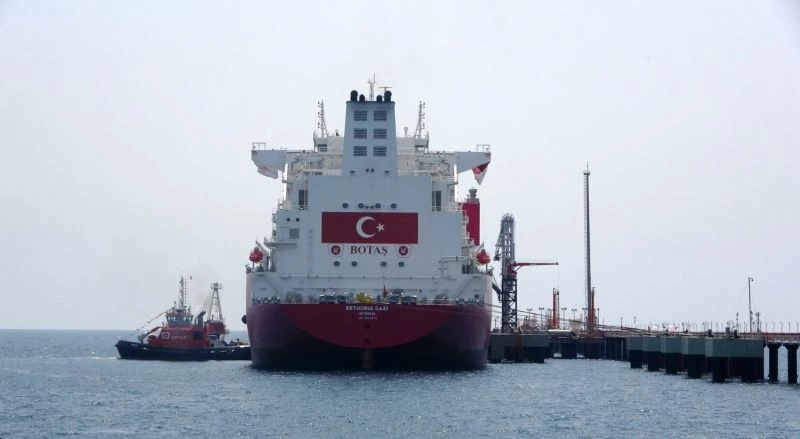 Ertuğrul Gazi’ye ilk LNG nakli başladı
