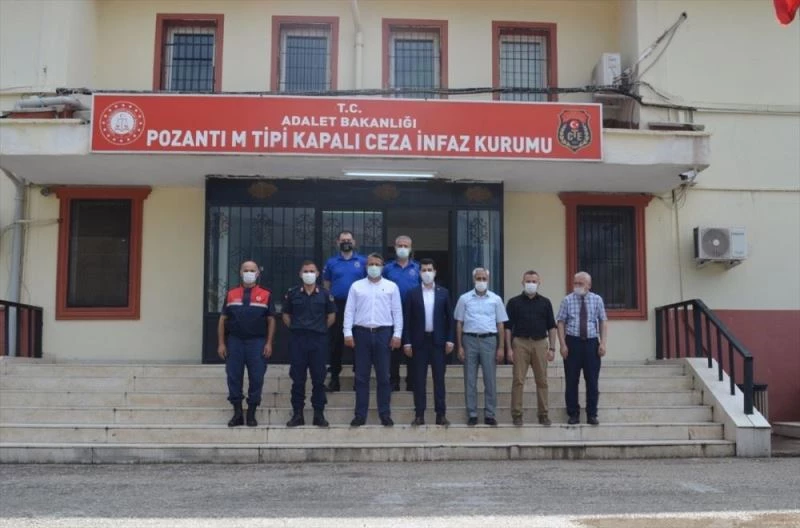 Pozantı Kaymakamı Emrah Akduman, M Tipi Kapalı Ceza İnfaz Kurumunu ziyaret etti
