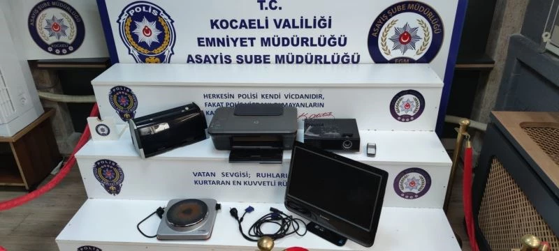 Isıtıcıdan termosa kadar ne bulduysa çaldılar
