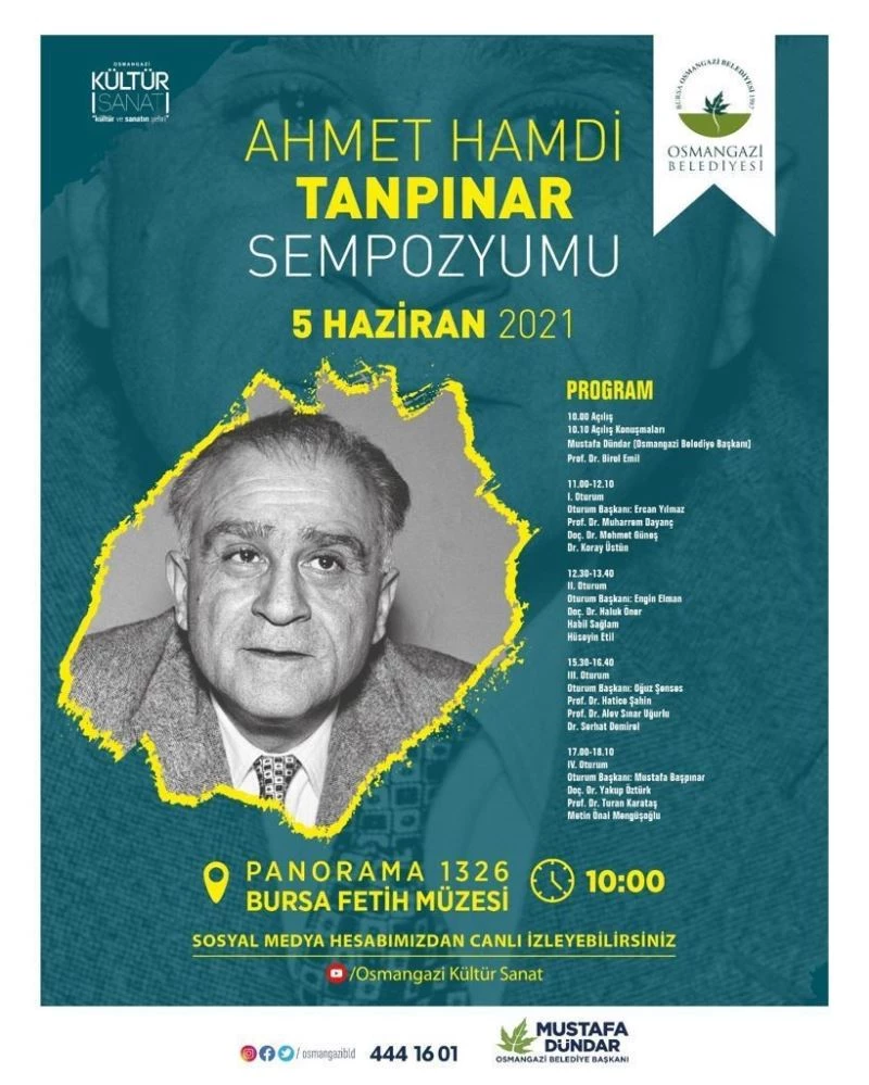 Tanpınar Sempozyumu 5 Haziranda
