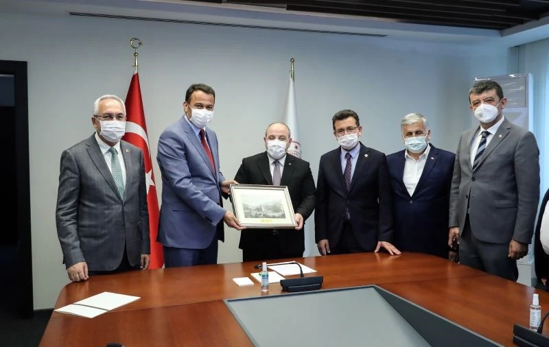 KUTSO ve Batı Antalya heyeti Bakan Varank’la bir araya geldi
