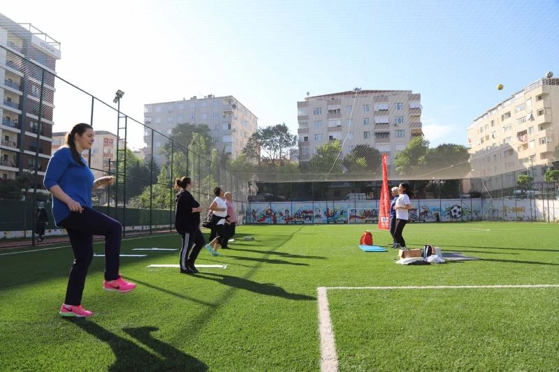 Kartallılar hafta sonuna sporla ‘Merhaba’ dedi
