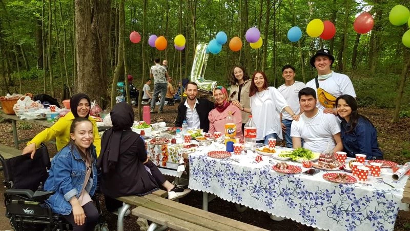 Döngel Vadisi Millet Bahçesi doğaseverlerle doldu
