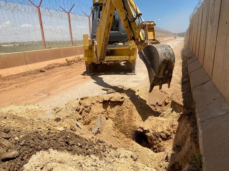 Suriye’den Türkiye’ye kazılan tünel, Mehmetçiğin dikkatinden kaçmadı
