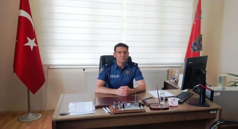 Hisarcık Emniyet Amiri Uzun, görevine başladı
