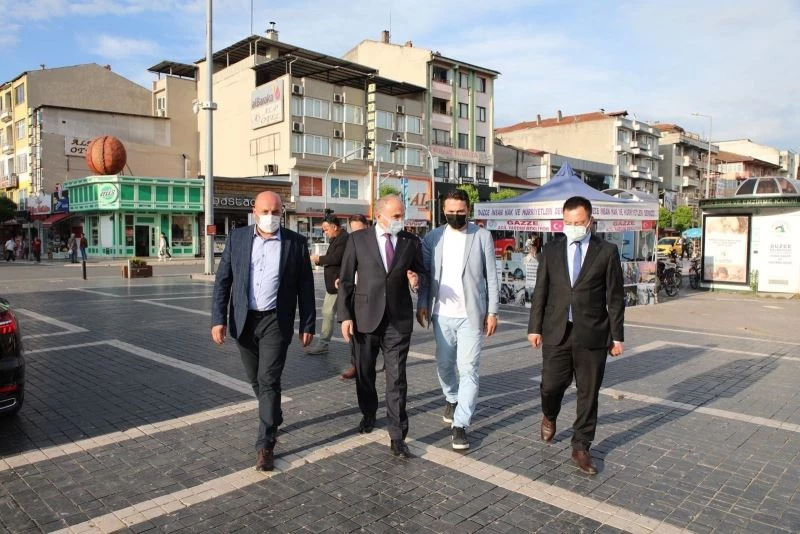 Başkan Özlü Cedidiye Projesi için sahada
