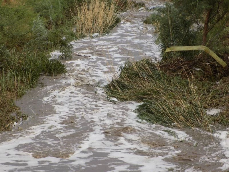 Sağanak yağış Karpuzlu’da etkili oldu
