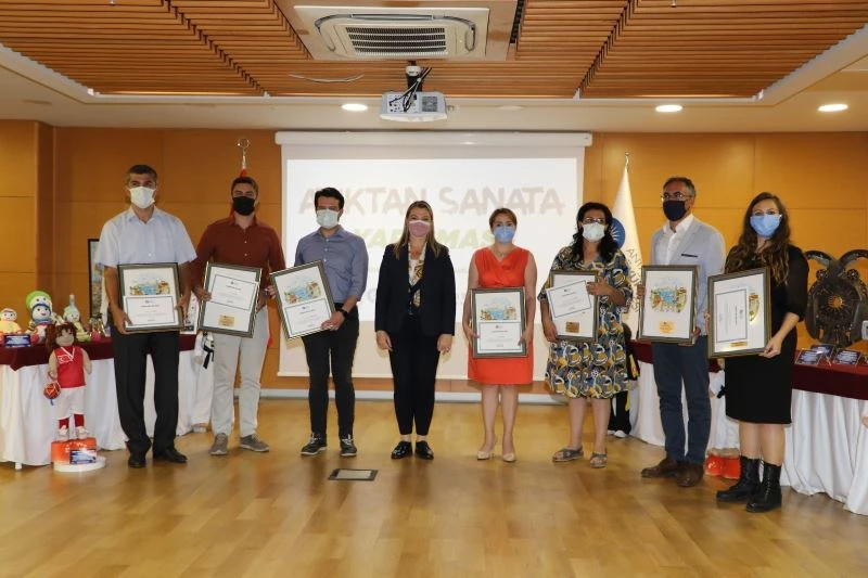 Atıktan Sanata Yarışması’nda ödüller sahiplerini buldu
