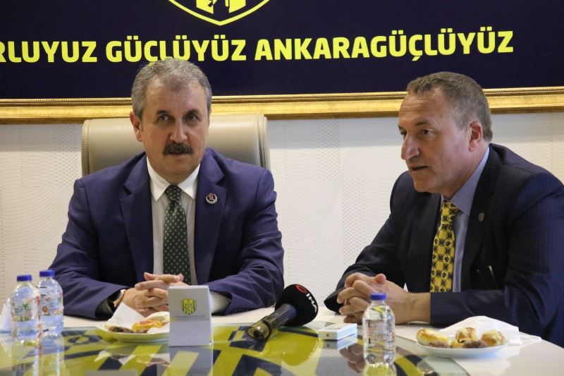 BBP Genel Başkanı Destici’den MKE Ankaragücü’ne ziyaret
