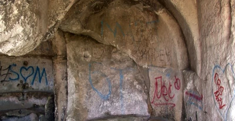  Harabeye dönen İnceğiz Mağarası havadan drone ile görüntülendi
