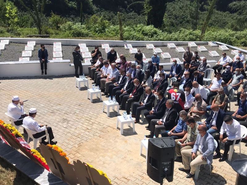 Armutçuk Amelebirliği Maden Şehitliği törenle açıldı
