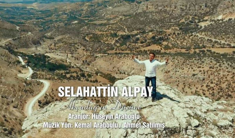 Selahattin Alpay’ın son klipi Akçadağ’da çekildi
