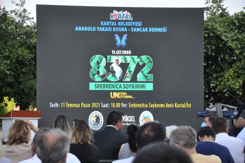 Srebrenitsa Katliamı’nın kurbanları Kartal’da anıldı
