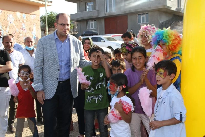 Akköy çocukları şenlikte gönüllerince eğlendi
