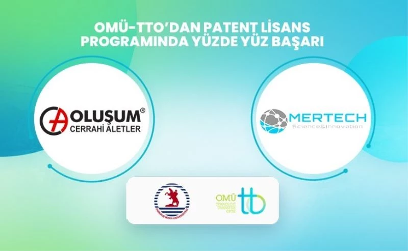 OMÜ-TTO’dan Patent Lisans Programı’nda yüzde yüz başarı
