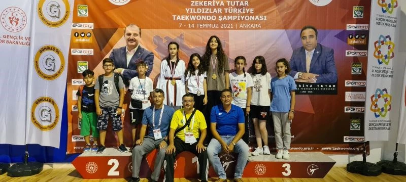 Erdemlili sporcular, Türkiye şampiyonu oldu
