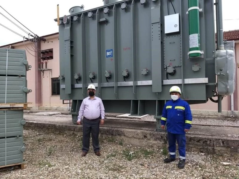 Elektrik iletim hizmetine trafo desteği
