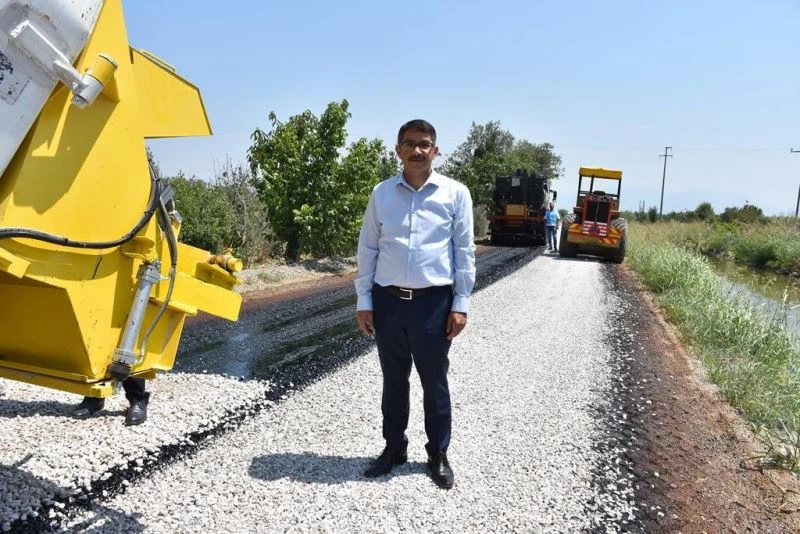 Şehzadeler Belediyesi’nden ovaya soğuk asfalt

